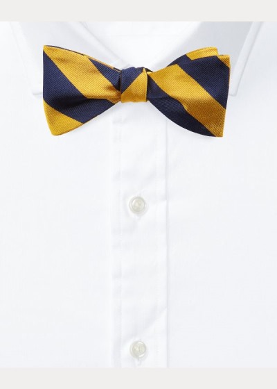 Laços Polo Ralph Lauren Striped Silk Repp Bow Homem 68152-QYTO